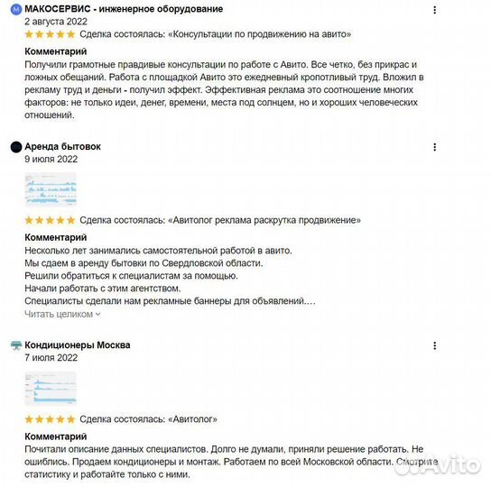 Продвижение на авито авитолог