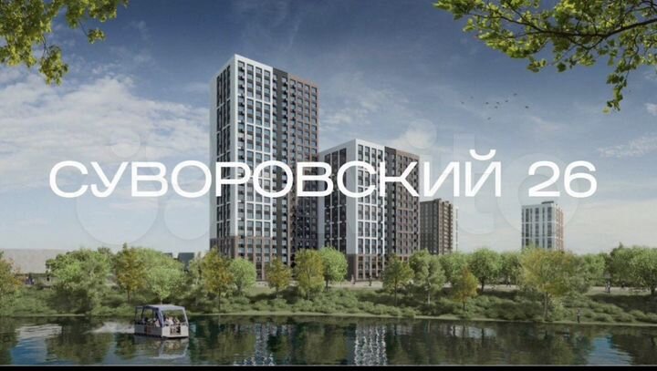 1-к. квартира, 40,5 м², 3/25 эт.
