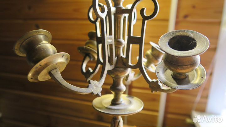 Подсвечник бронза