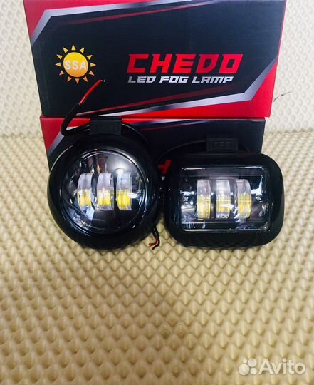 Светодиодные противотуманки 60w
