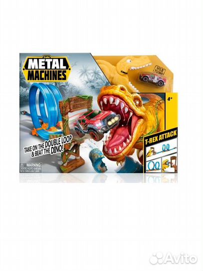 Игровой трек новый Динозавр Metal Machines