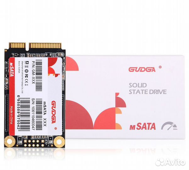 Новые msata 2242 SSD 128 Гб диски gudga