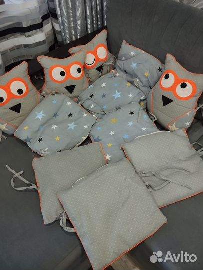 Бортики в кроватку