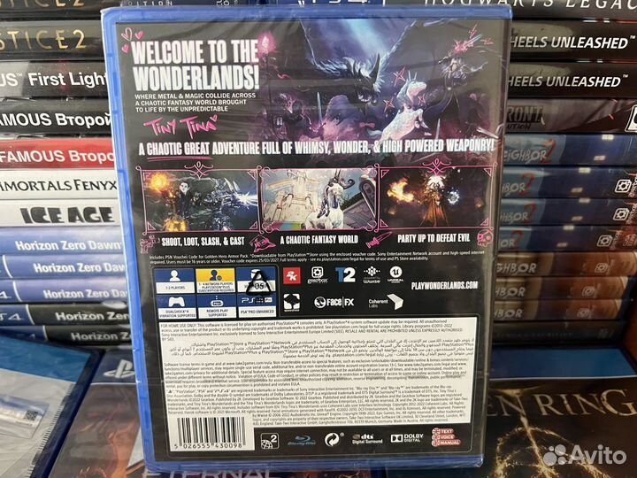 Диск Tiny Tina's Wonderlands PS4 / Новый