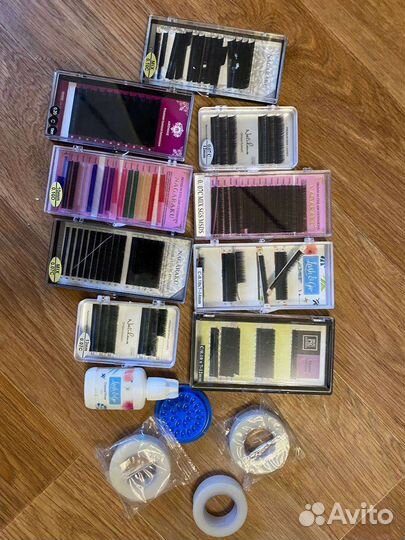 Ресницы для наращивания бу