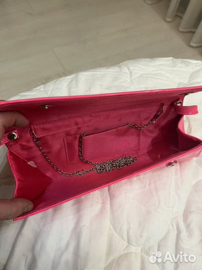 Сумка женская клатч розовая