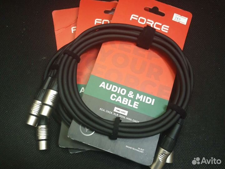 Кабели Jack и XLR в ассортименте