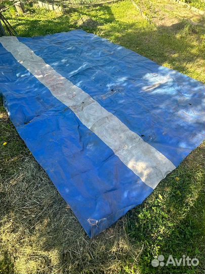 Тент 4,3*2,9 м, геотекстиль