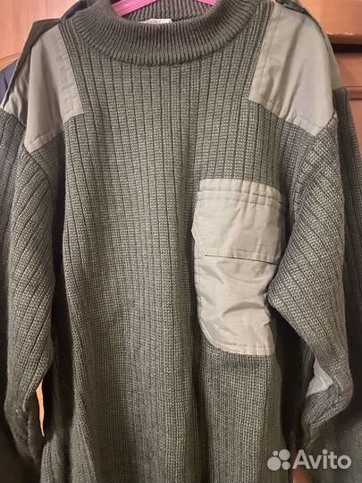 Свитер армейский оливковый