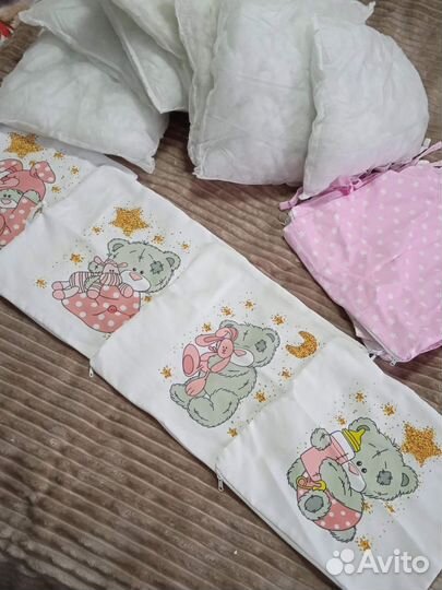 Бортики в детскую кроватку