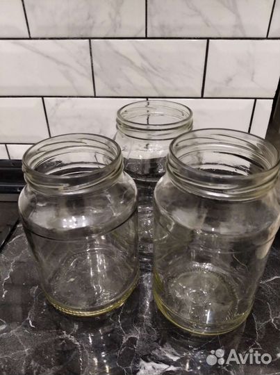 Банки стеклянные винтовые 1000 мл и 700 мл
