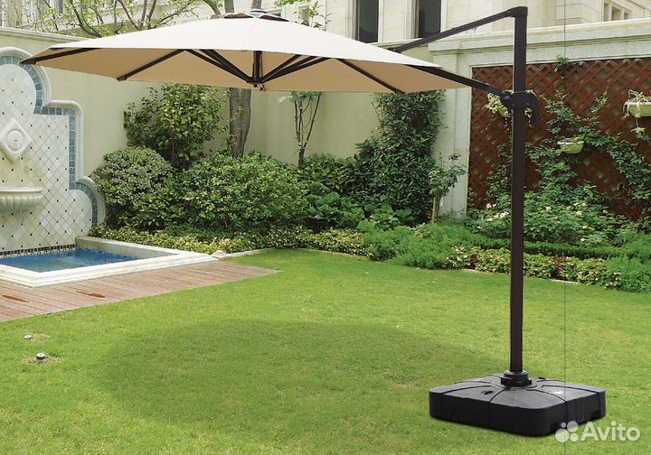 Уличный профессиональный зонт для дачи и сада