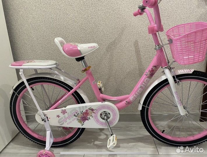Велосипед новый розовый 20R