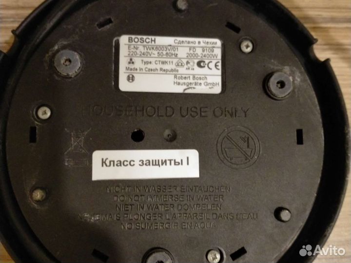 Чайник электрический Bosch в ремонт, на запчасти
