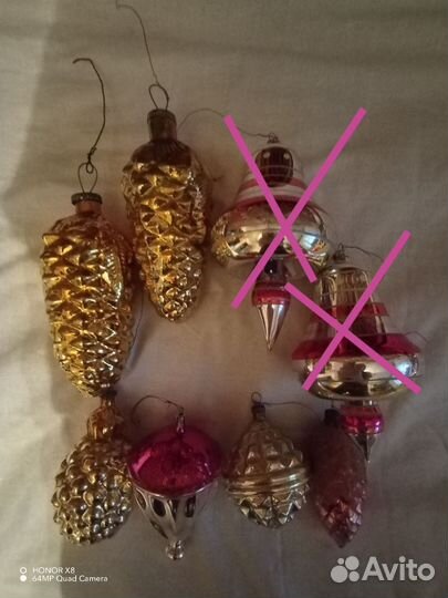 Елочные игрушки СССР