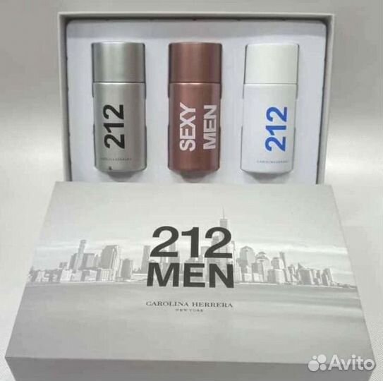 Carolina herrera 212 men набор