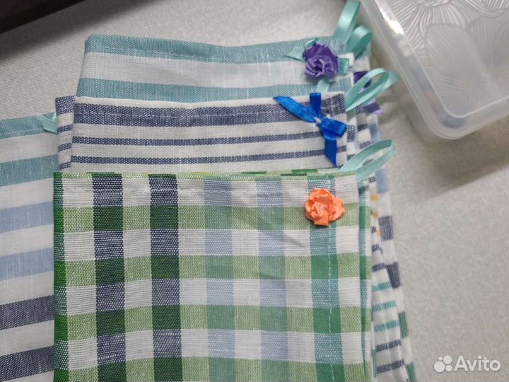 Кухонные полотенца полульняные,хлопковые