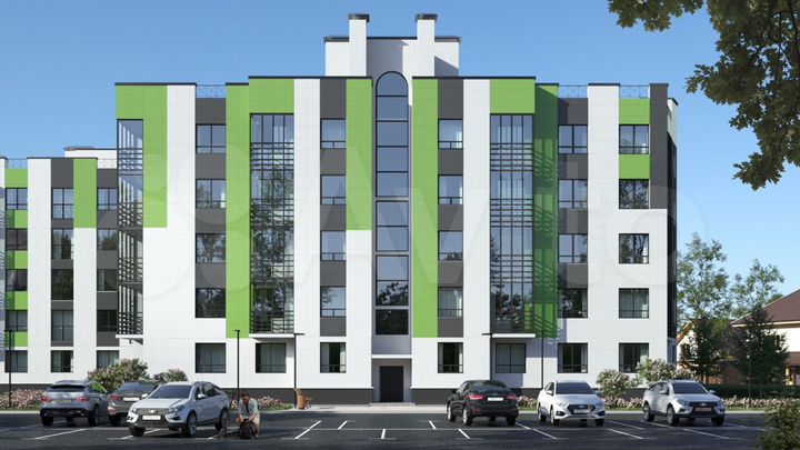 2-к. квартира, 56,9 м², 5/5 эт.