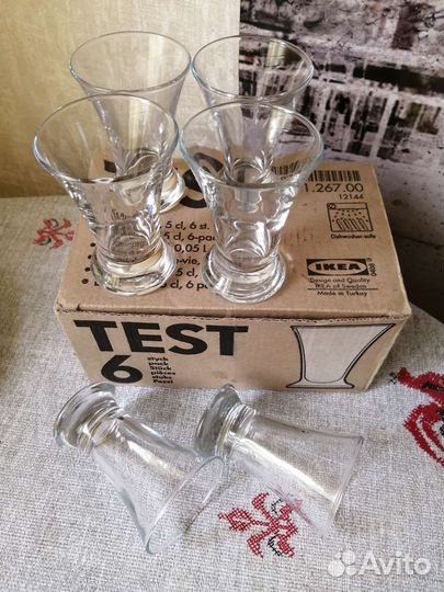 Набор рюмок Икея из 6 штук