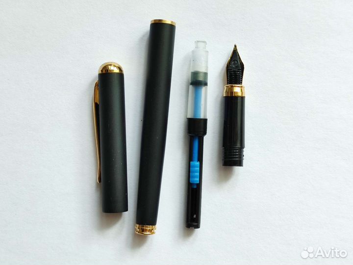 Ручка перьевая, набор перьев, чернила, тушь