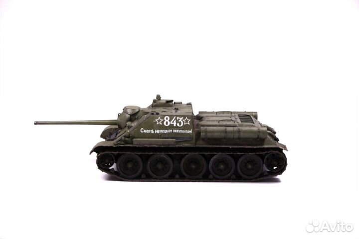 Готовая модель сау су-85 1/35