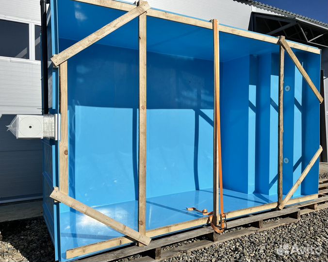 Бассейн с римскими ступенями 5х3х1,5