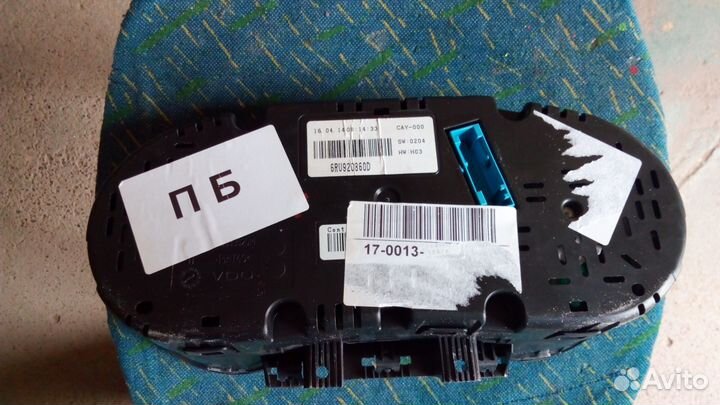 Щиток приборов polo sedan