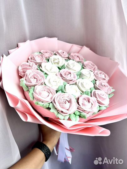 Букеты из зефира