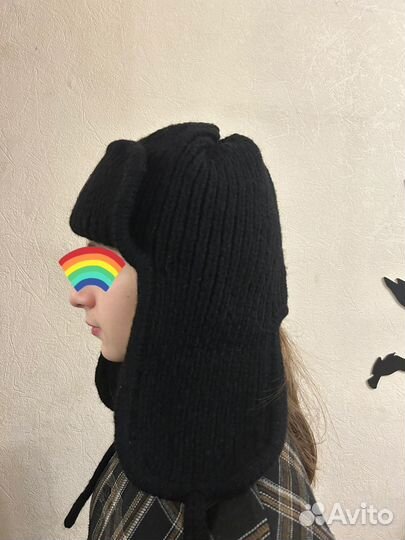 Шапка ушанка Ангора