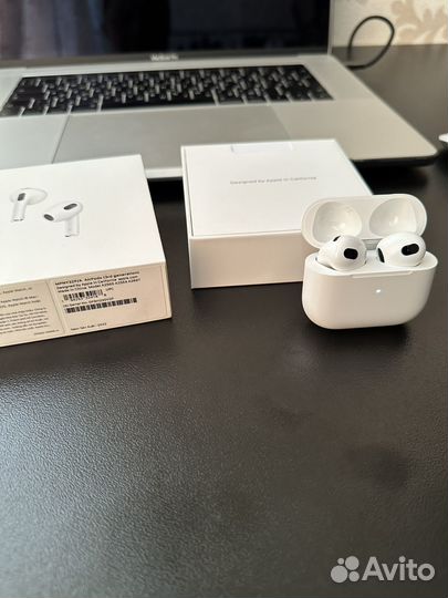 Беспроводные наушники apple airpods 3