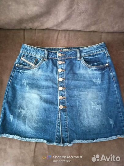 Джинсовая юбка