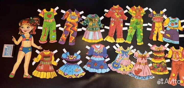 Бумажные куклы, кукла из фетра