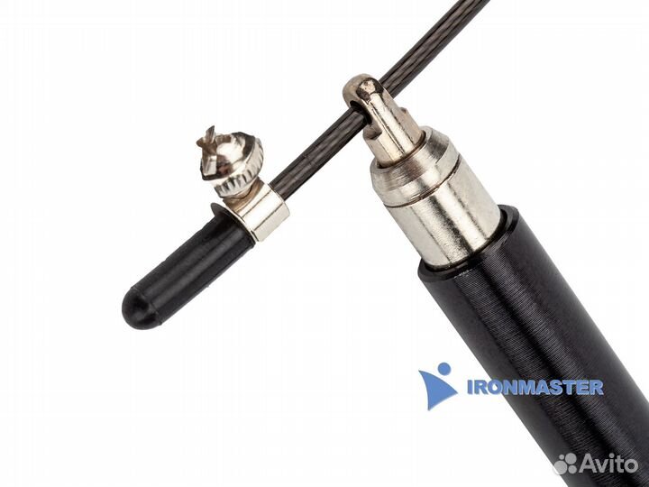 Скакалка скоростная Ironmaster с алюминиевыми руко