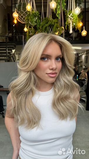 Модель на сложное окрашивание, укладку