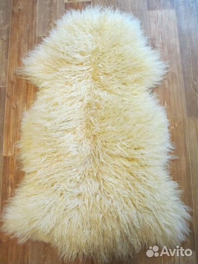 Шкуры овечьи пуховые с длинным ворсом