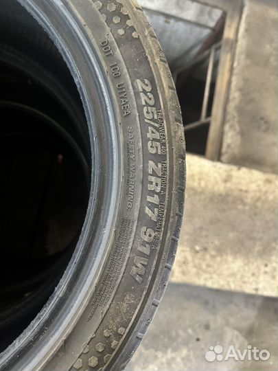 Kumho 722 225/45 R17 и 245/40 R17