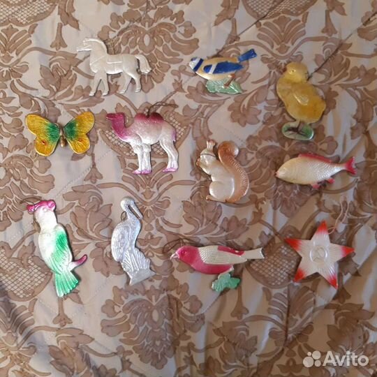 Картонаж СССР елочные украшения