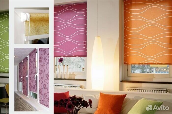 Рулонные шторы день ночь