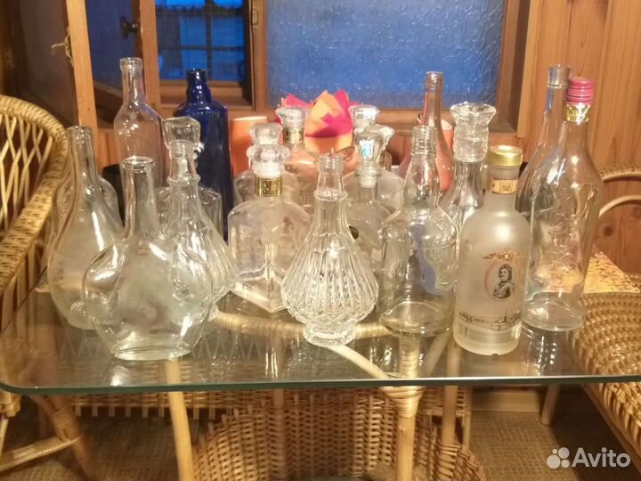 Графины штофы, бутылки