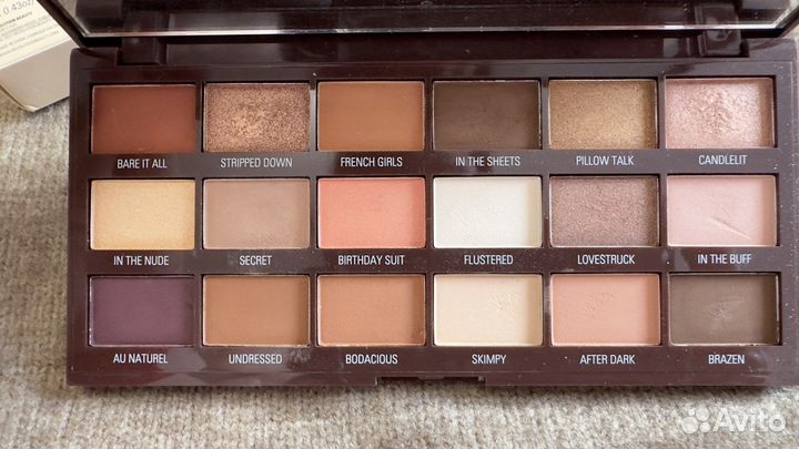 Тени для век Makeup Revolution Nudes