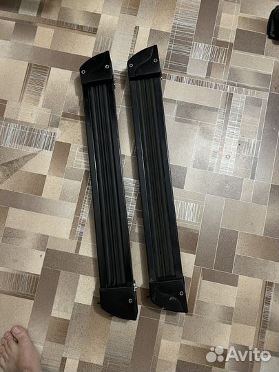 Автобагажник, зажим прищепка на 4 пары лыж/досок