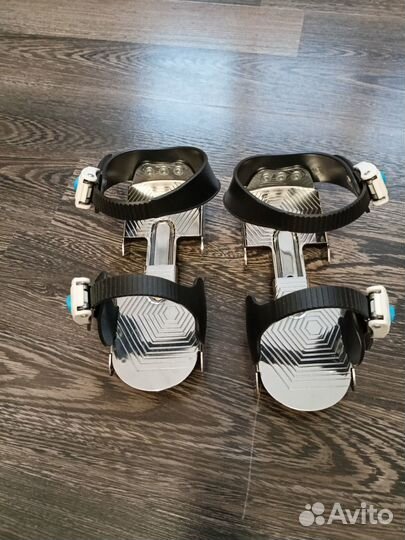 Детские раздвижные двухполозные коньки