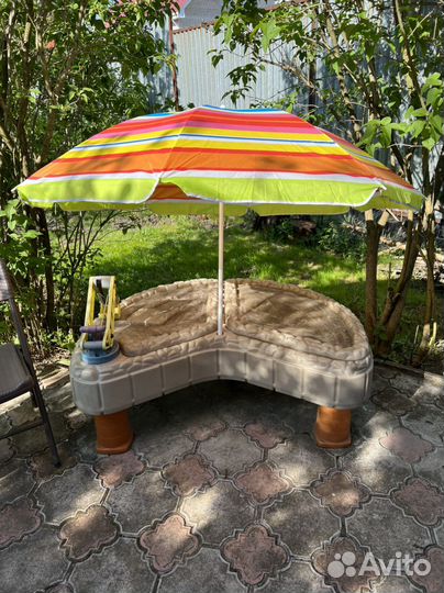 Песочница детская с зонтом