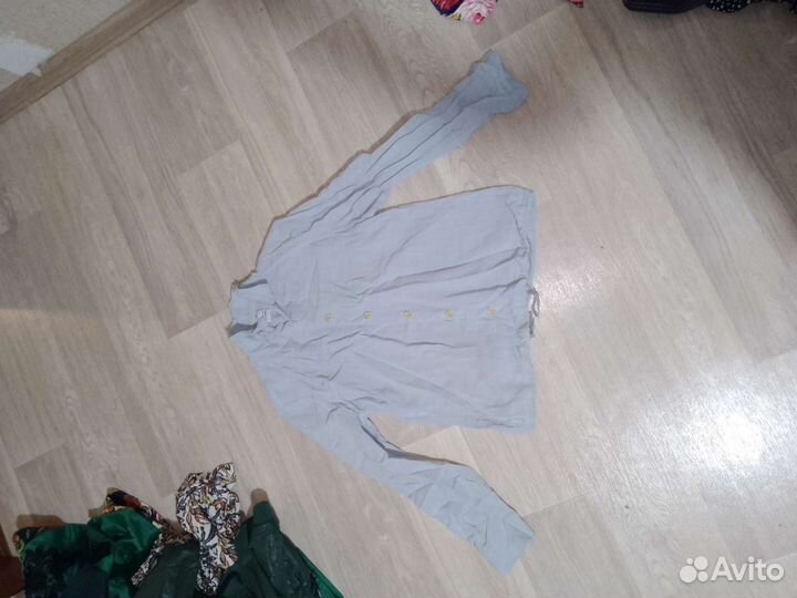 Рубашка серая