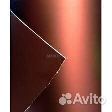 Виниловая пленка Матовый хром коричневый