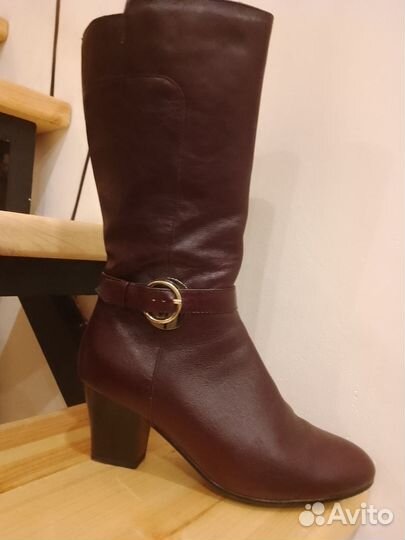 Сапоги женские натуральная кожа 40 размер