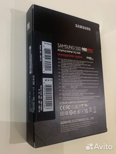 Ssd samsung 980 pro 1tb