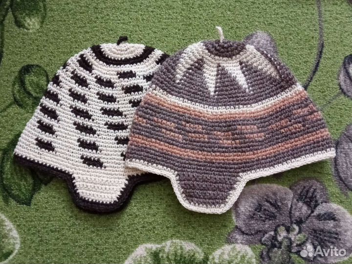 Шапка трикотажная для бани