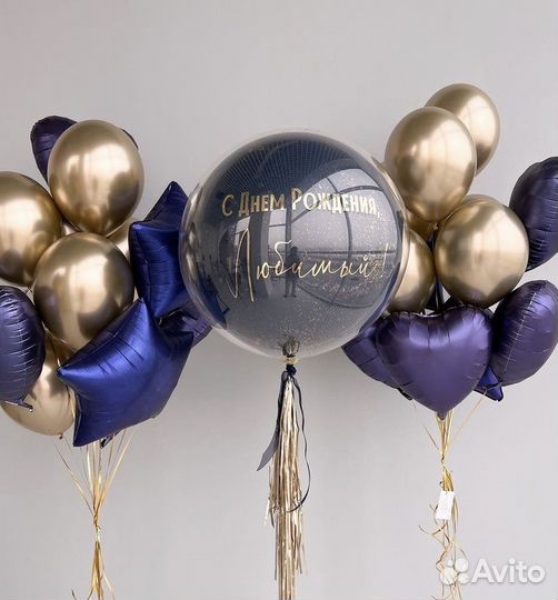 Воздушные шары гелиевые шары коробка сюрприз