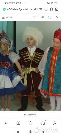 Костюм татарский, грузинский, национальные